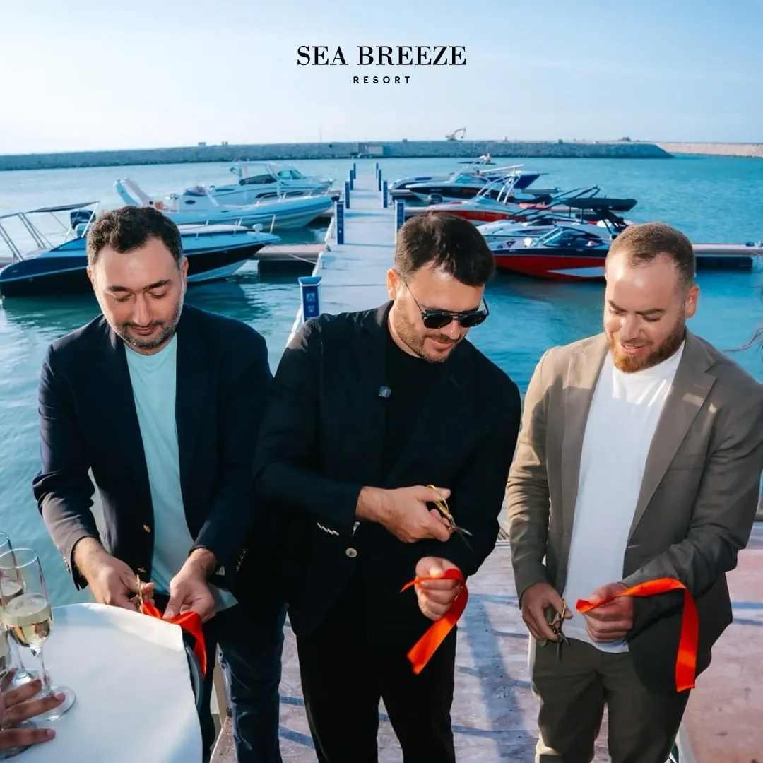The red ribbon on the pier, May 18, 2025